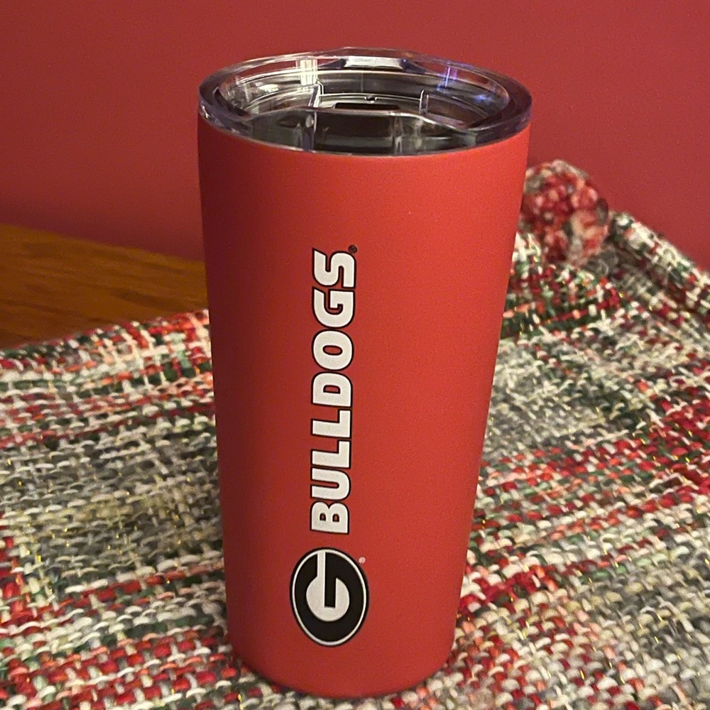 Georgia bulldogs travel mug